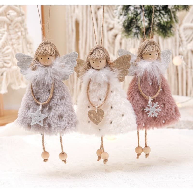 ANIOŁ ŚWIĄTECZNY BOŻE NARODZENIE Z PLUSZU